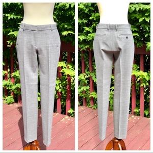 J.Crew Maddie Gray Pants in Bi-stretch Wool Sz 6